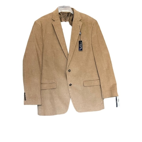 Chaps Other - Nwt-Chaps Mens 44l Tan Corduroy Sport Coat Blazer